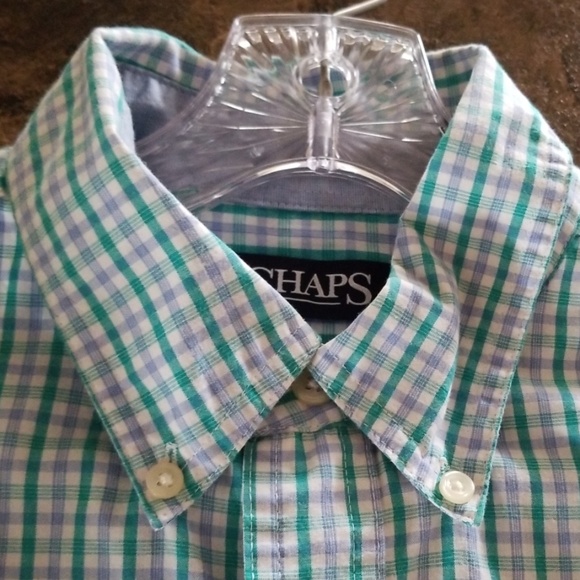Chaps Men's shirt plaidShortssleevessize Small - Picture 6 of 6